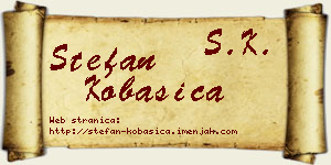 Stefan Kobasica vizit kartica